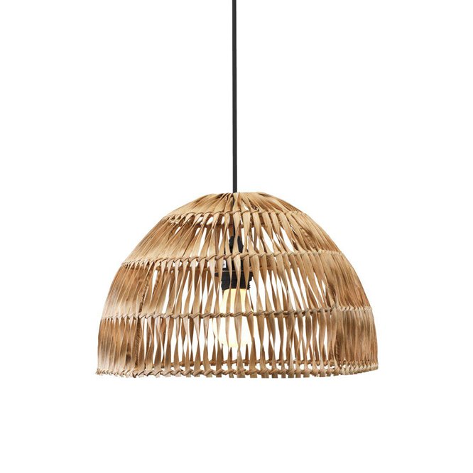 Mała rattanowa lampa wisząca Lace PR Home